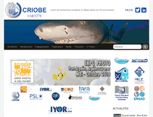 Tablet Screenshot of criobe.pf